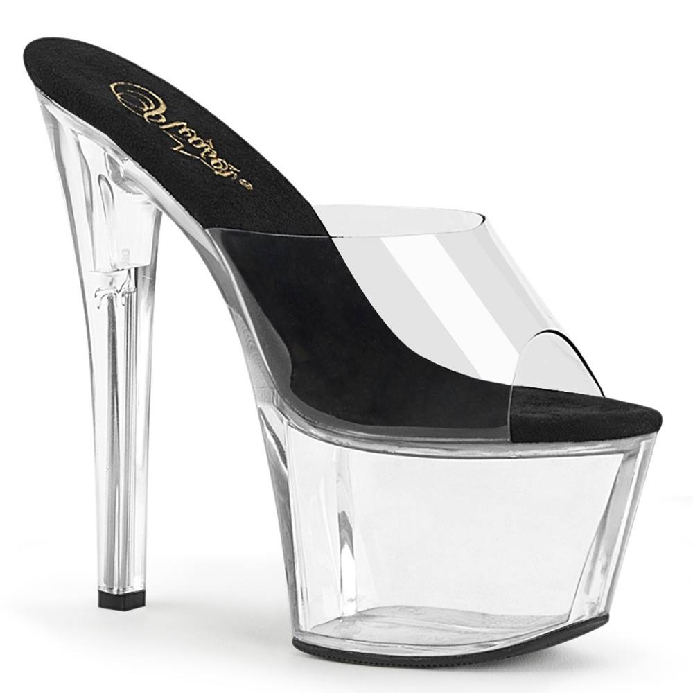 Pleaser - SKY301 Mules à talons - Chaussures de pole dance - Transparent Product image